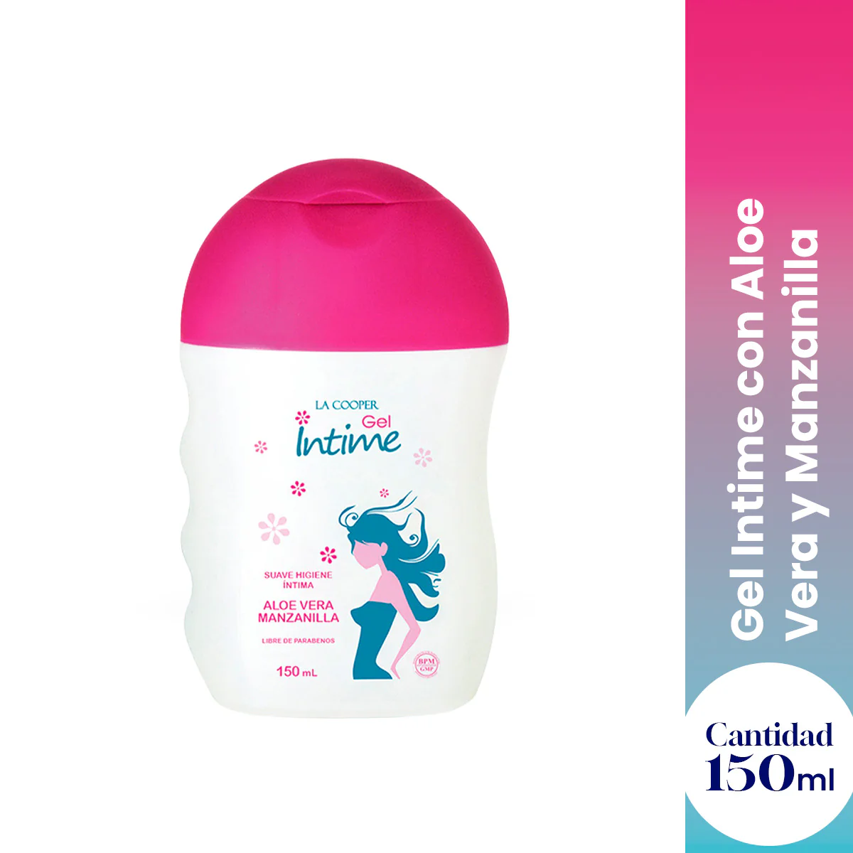 La Cooper Gel Íntimo – Cuidado Diario – Aloe Vera & Manzanilla 150 ml