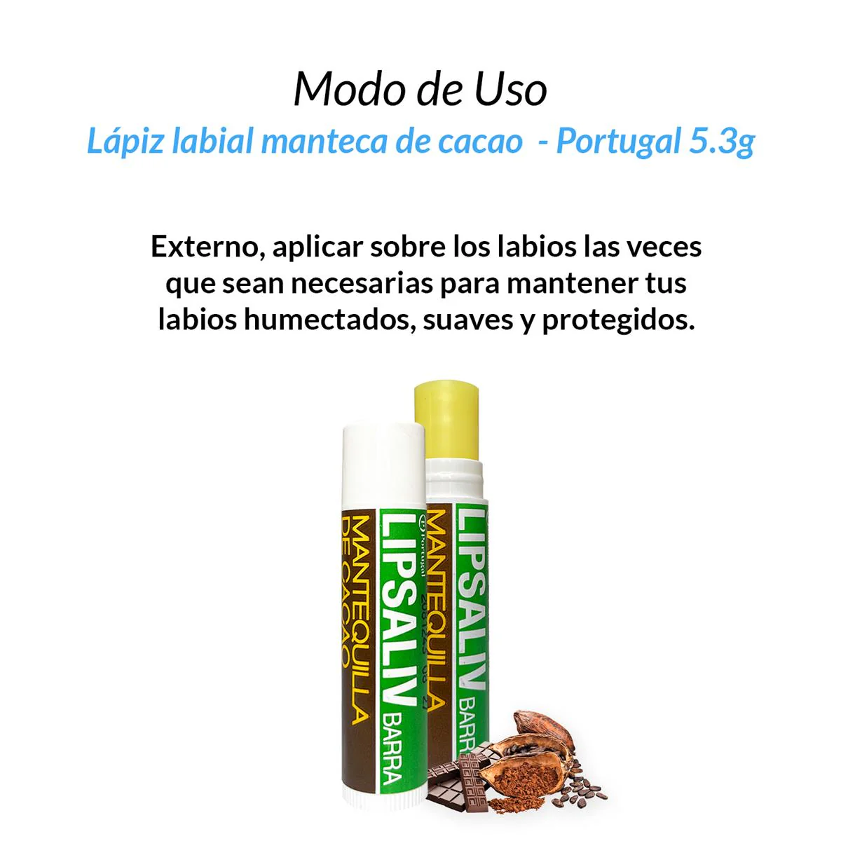 Lapiz labial manteca de cacao 4.8g – Portugal - Image 3