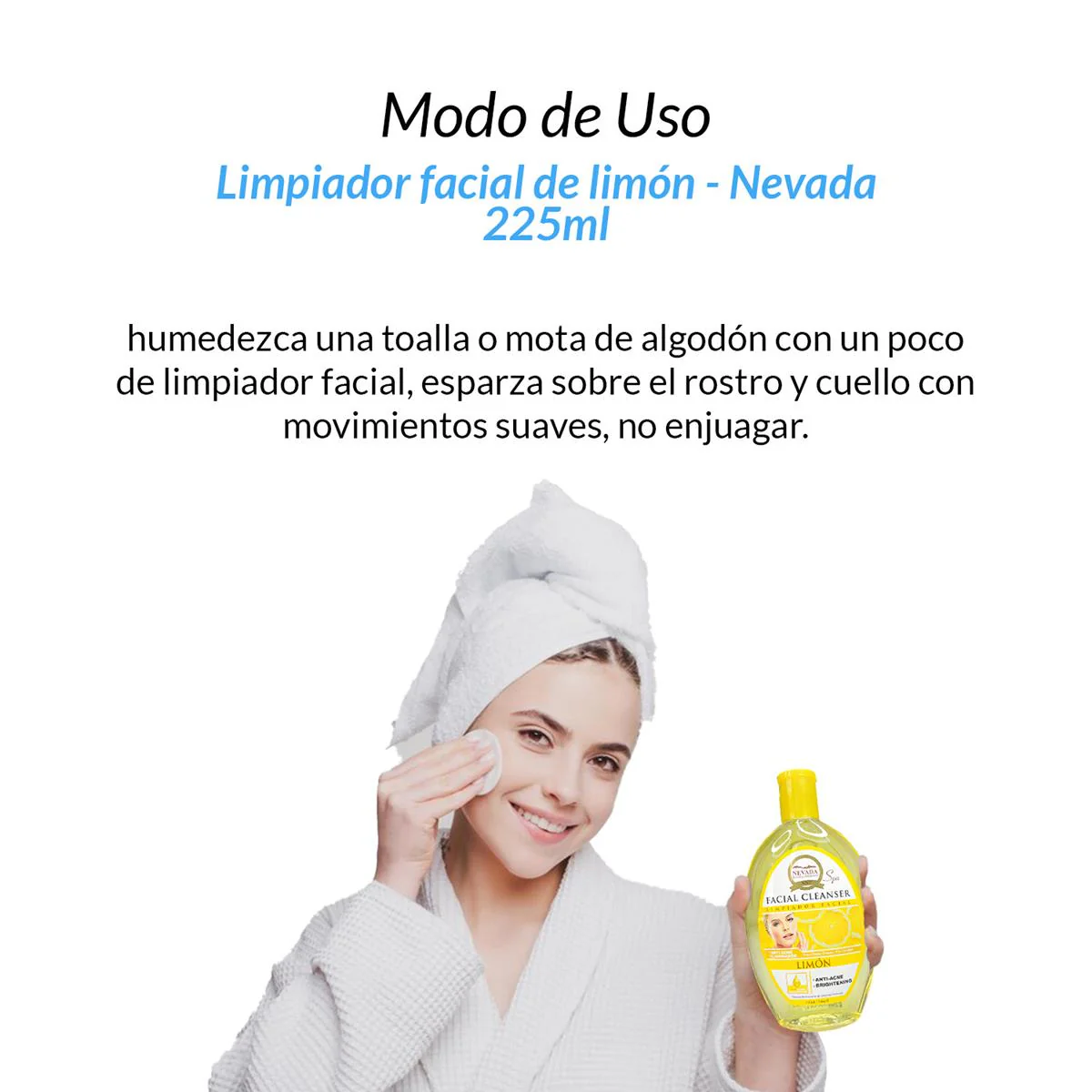 Limpiador facial de limon 225ml - Nevada - Image 3