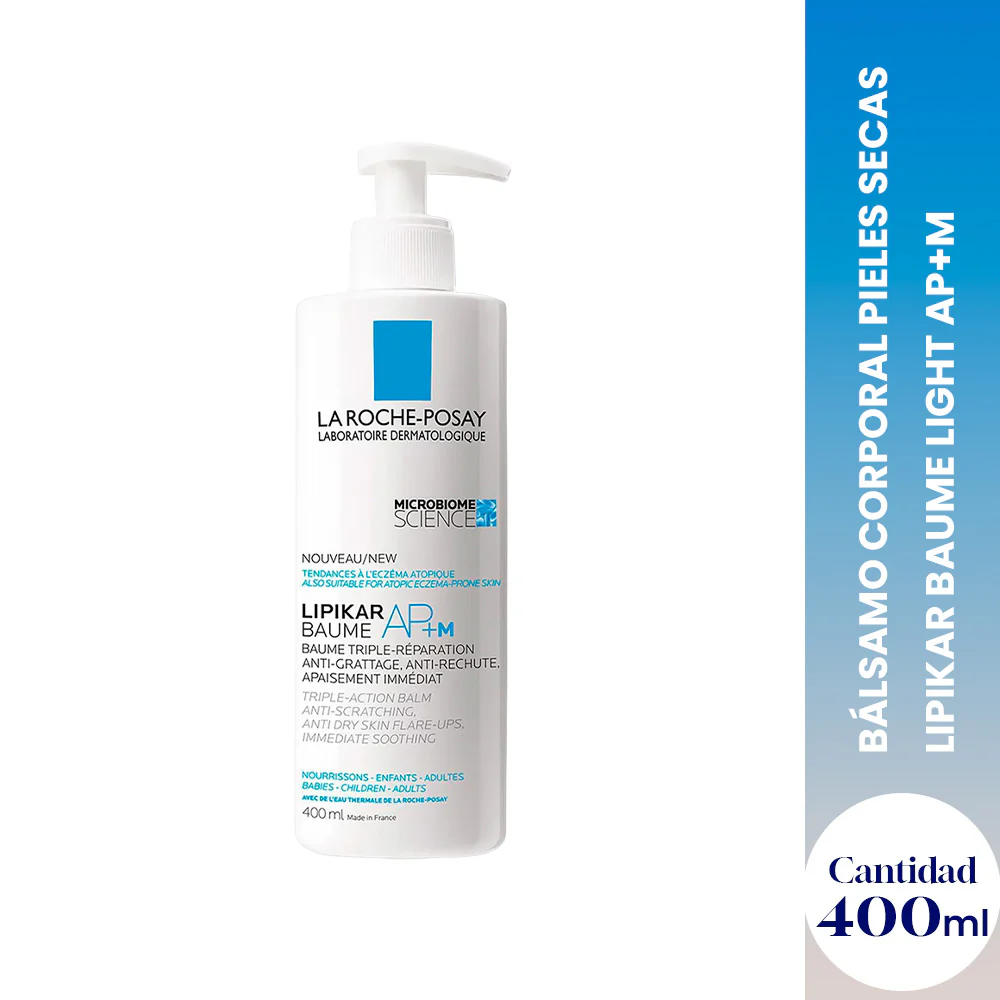 Bálsamo Corporal Pieles Secas Lipikar Baume AP+M 400mL - LA ROCHE-POSAY