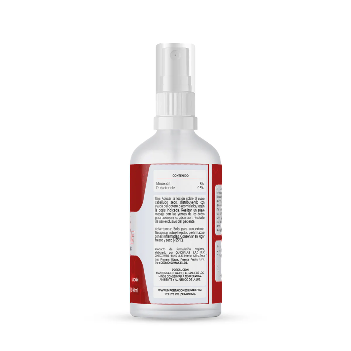 Loción Minoxidil 5% & Dutasterida 0,5% 60ml - Dermo Sumak - Image 4