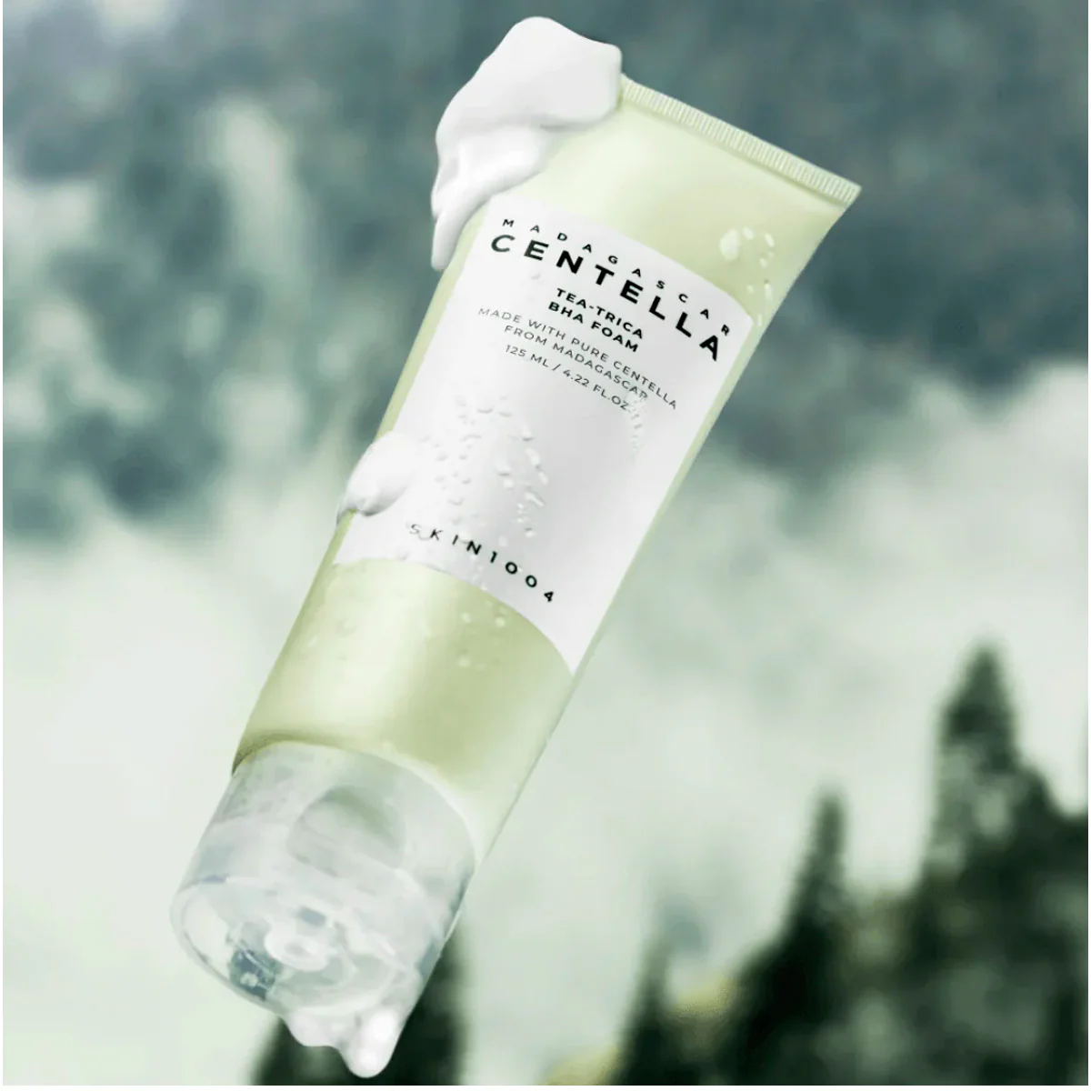 Madagascar Centella Tea-Trica Bha Foam 125ml - SKIN1004 - Image 3