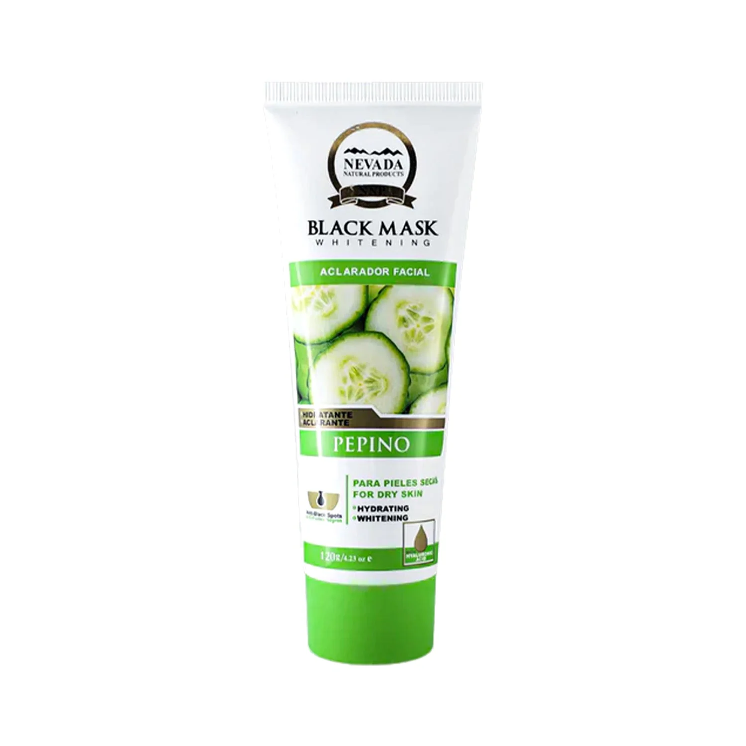 Mascarilla Negra Hidroplástica de Pepino 120gr - Nevada