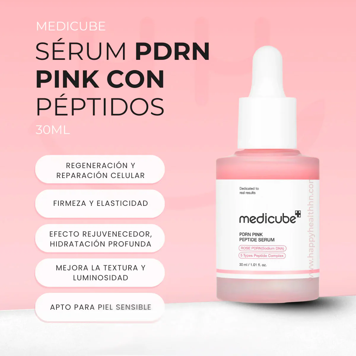 Medicube PDRN Pink Peptide Serum 30ml Antiedad - Image 3