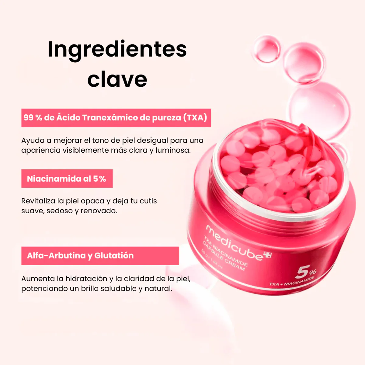 Medicube TXA Niacinamide Capsule Cream - Image 3