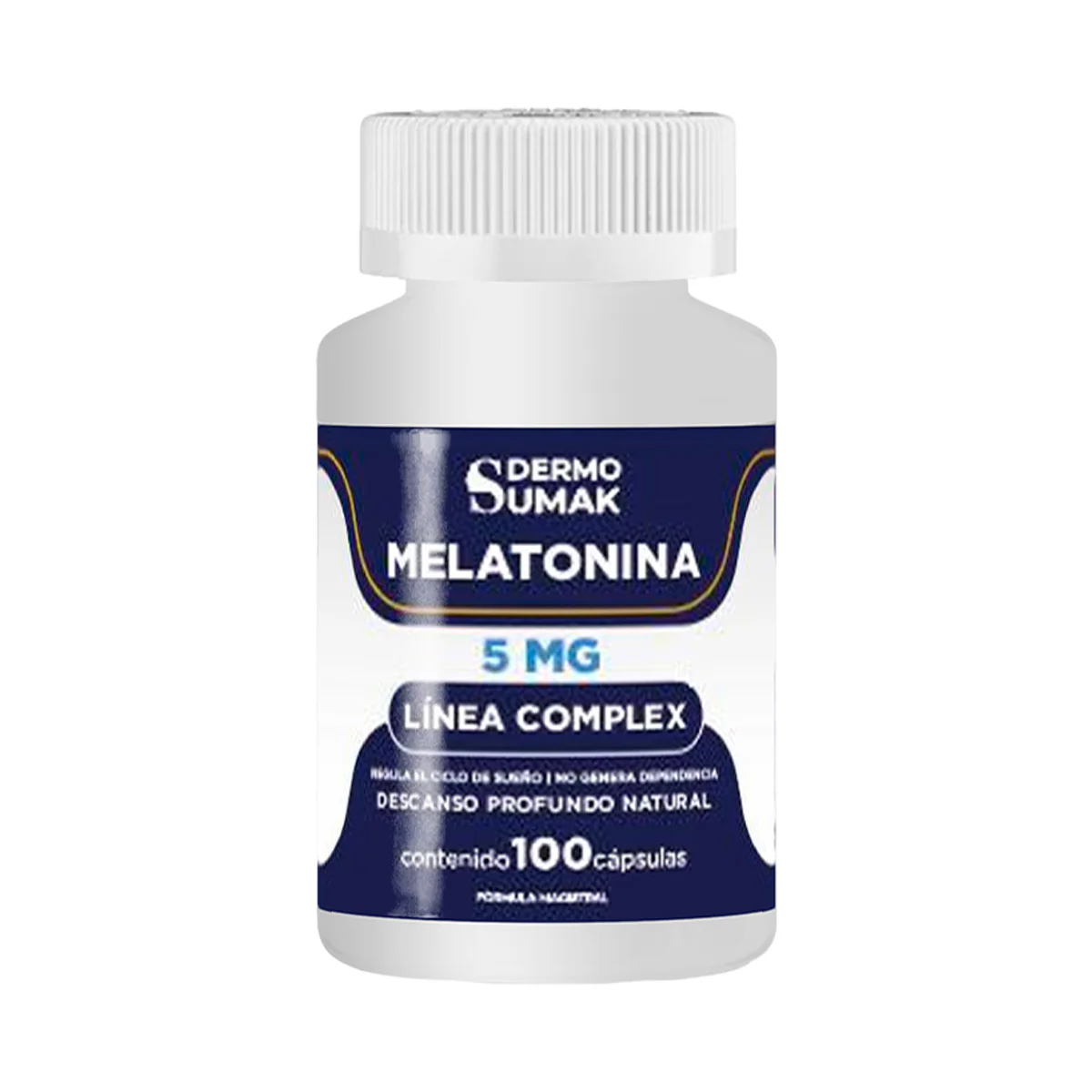 DERMO SUMAK – MELATONINA 5 MG COMPLEX – 100 CÁPSULAS - Image 4