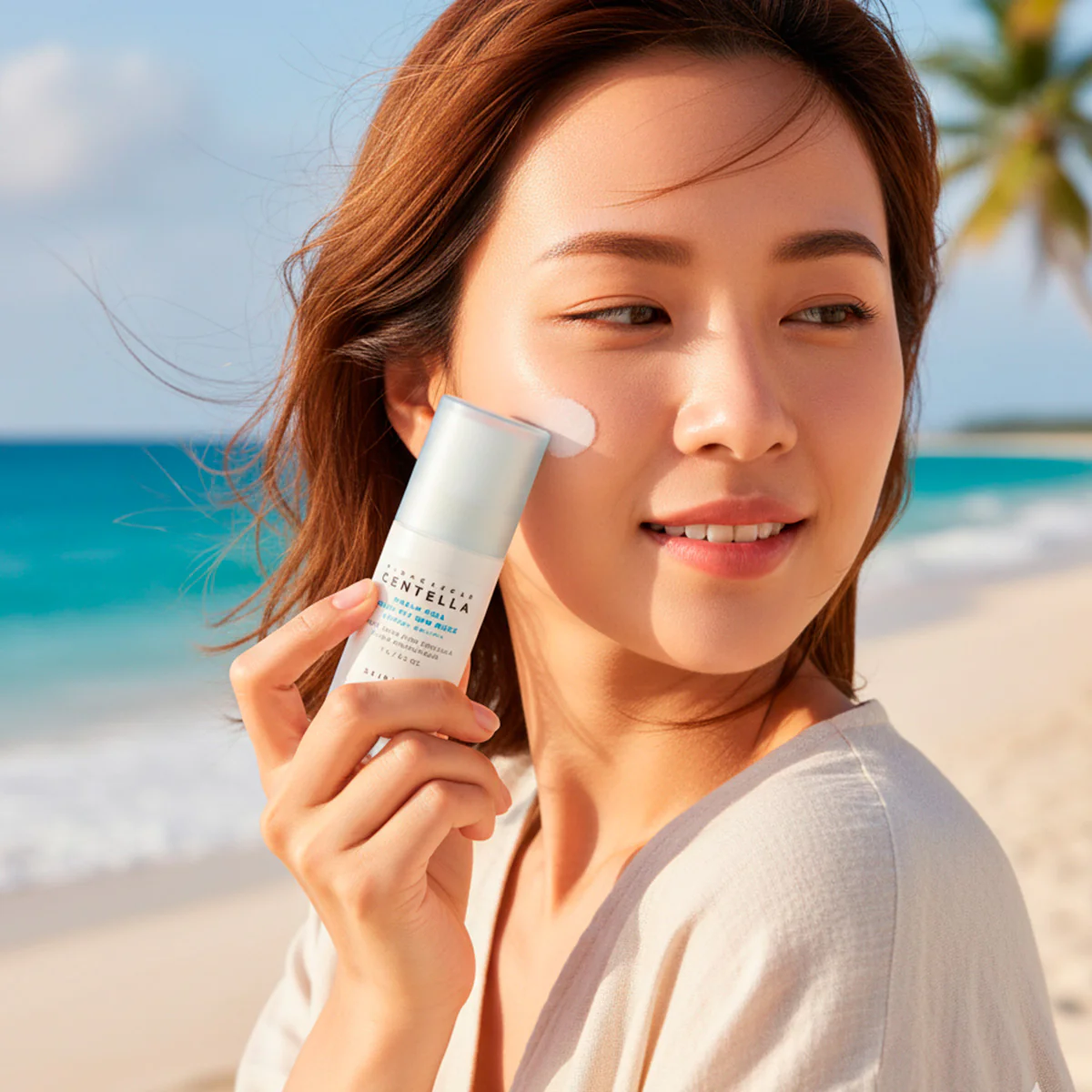 Mini Barra Madagascar Centella Hyalu-Cica Silky-Fit Sun Stick 7g - Skin1004 - Image 4