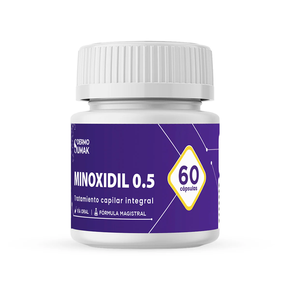 Minoxidil 0.5 Mg - 60 Capsulas Dermo Sumak - Image 4