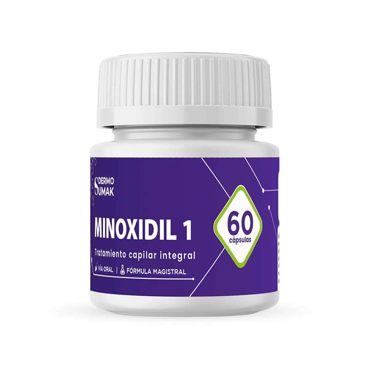 Minoxidil 1 Mg 60 Capsulas - Dermo Sumak - Image 4