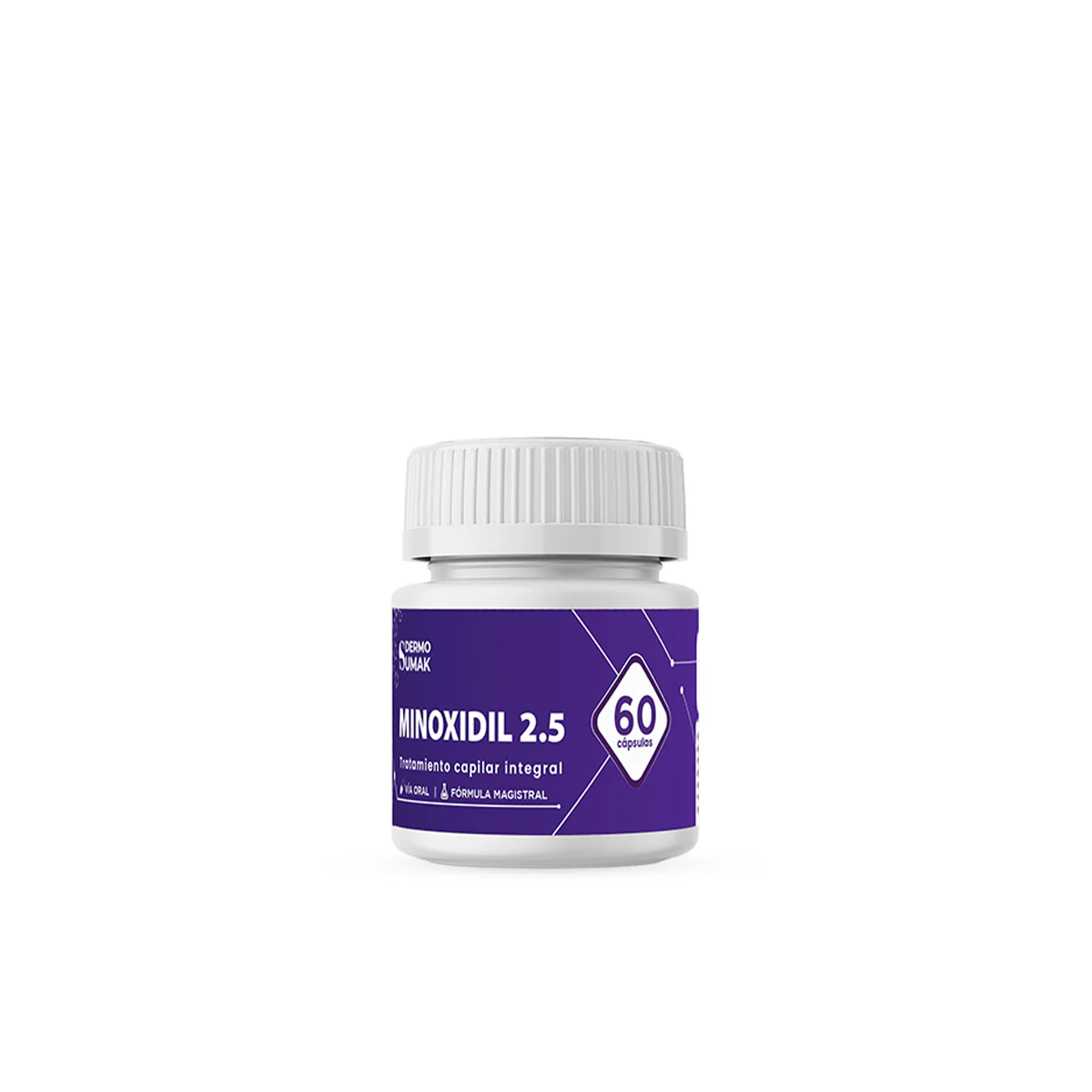 DUO Minoxidil  Mujer: Cápsulas 2.5mg  60 cap + Loción 2% 60ml - Image 2