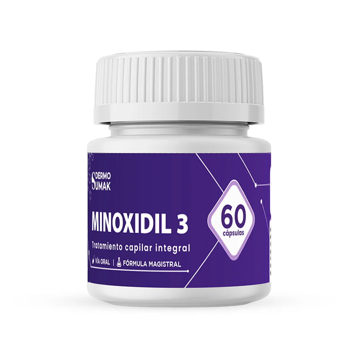 Minoxidil 3mg 60 Cápsulas - Dermo Sumak - Image 3