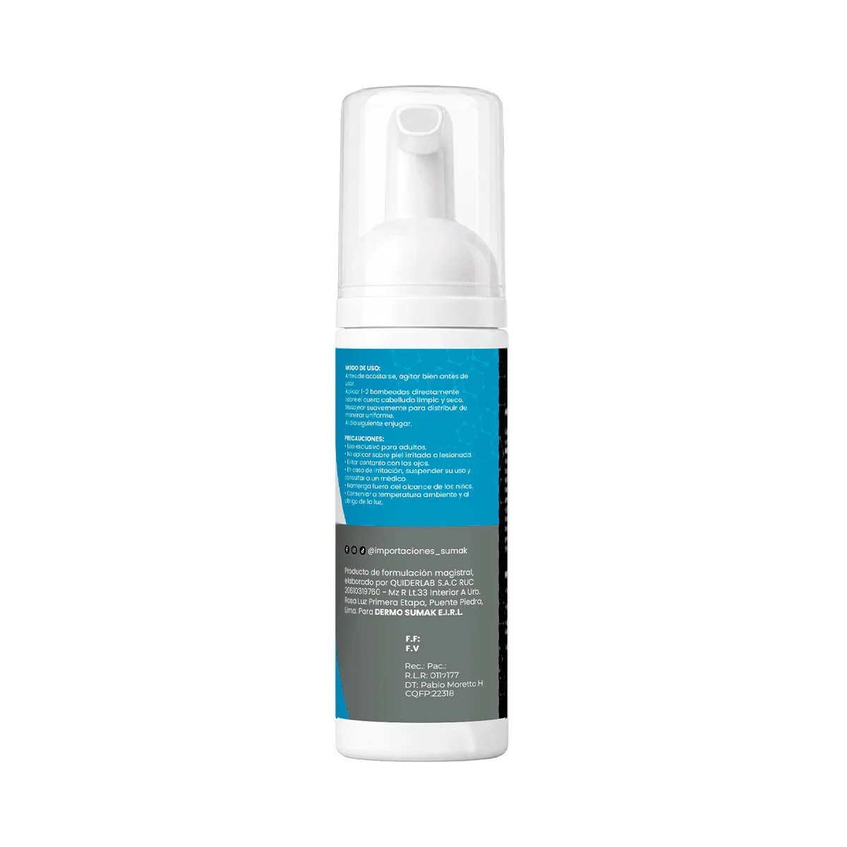 Minoxidil en espuma 5% 60ml - Dermo Sumak - Image 4
