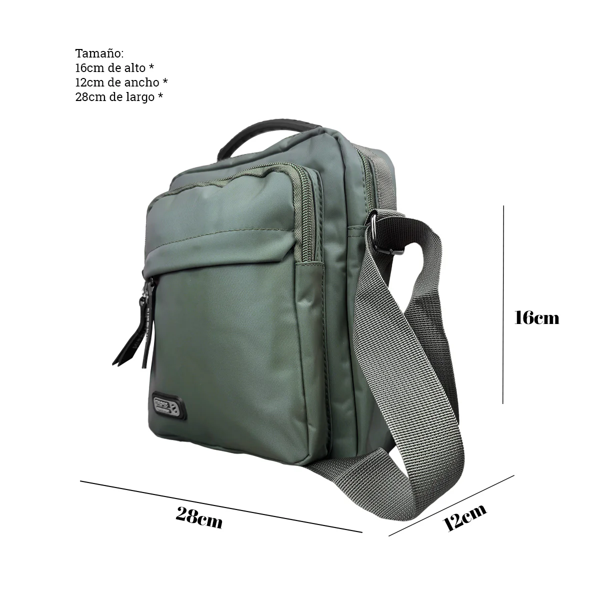 Morral Pequeño para Caballero Verde - Image 4