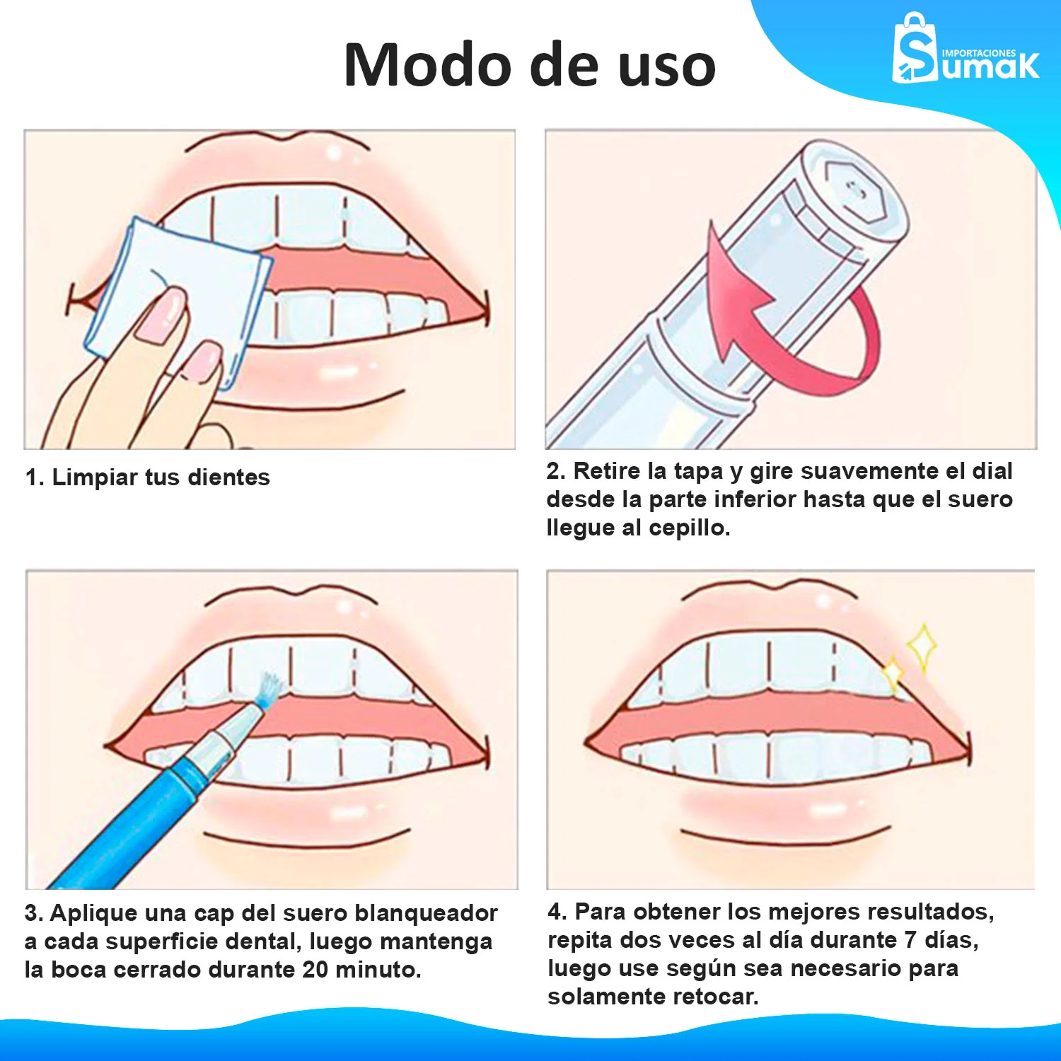 Lápiz Blanqueadora de dientes Okeny's 5ml - Image 4