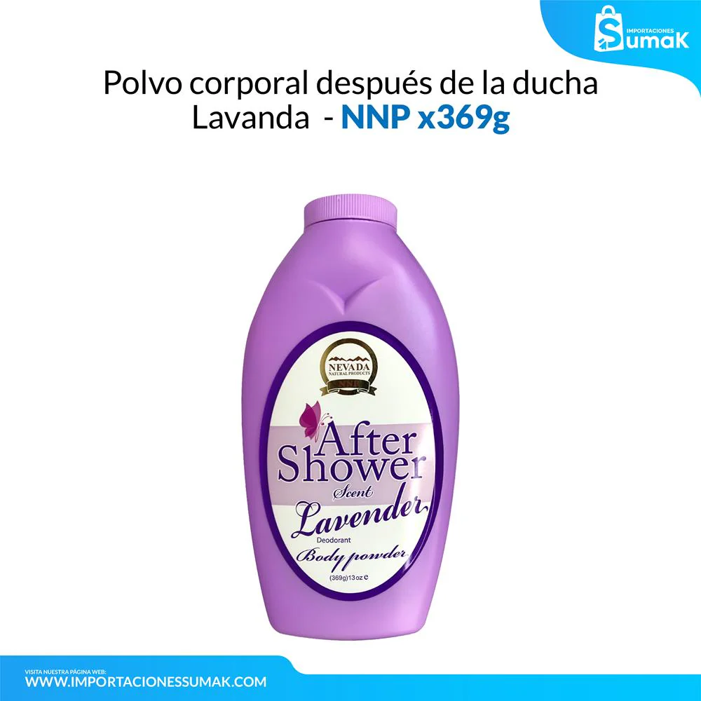Polvo corporal después de la ducha Lavanda - NNP 369gr - Image 2