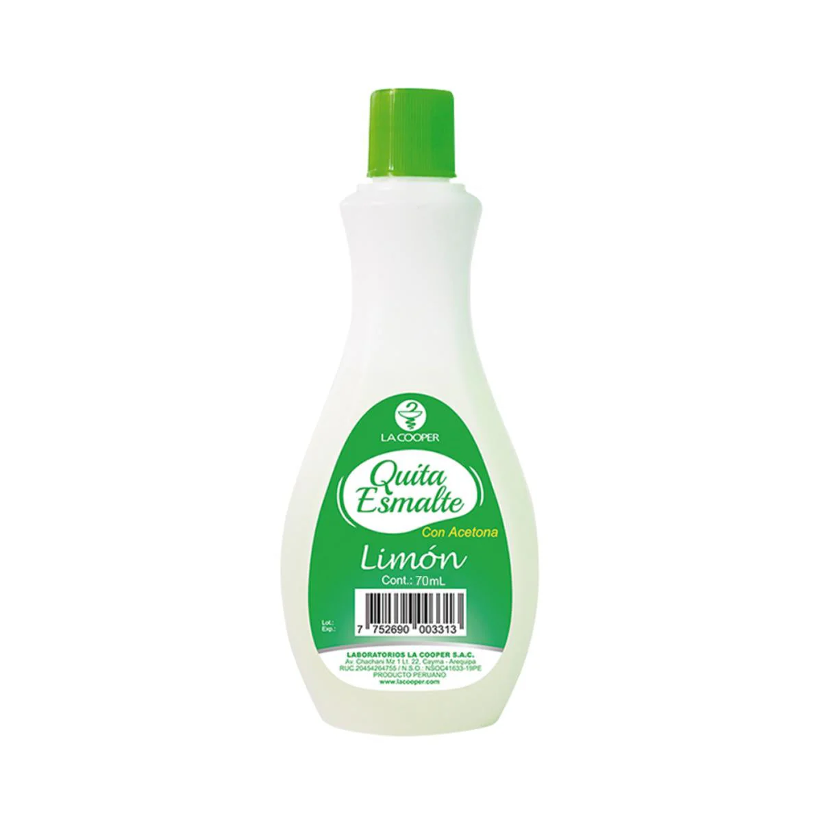 Quita Esmalte con Acetona Limón 70ml - La Cooper - Image 2