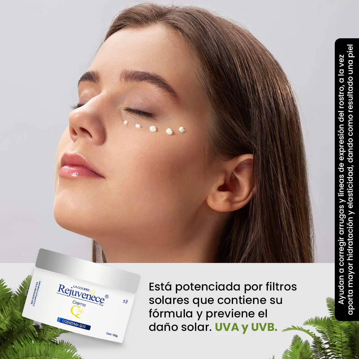 La Cooper – Crema Facial Rejuvenece Plus Q10 + Retinol + Coenzima – 100g - Image 2