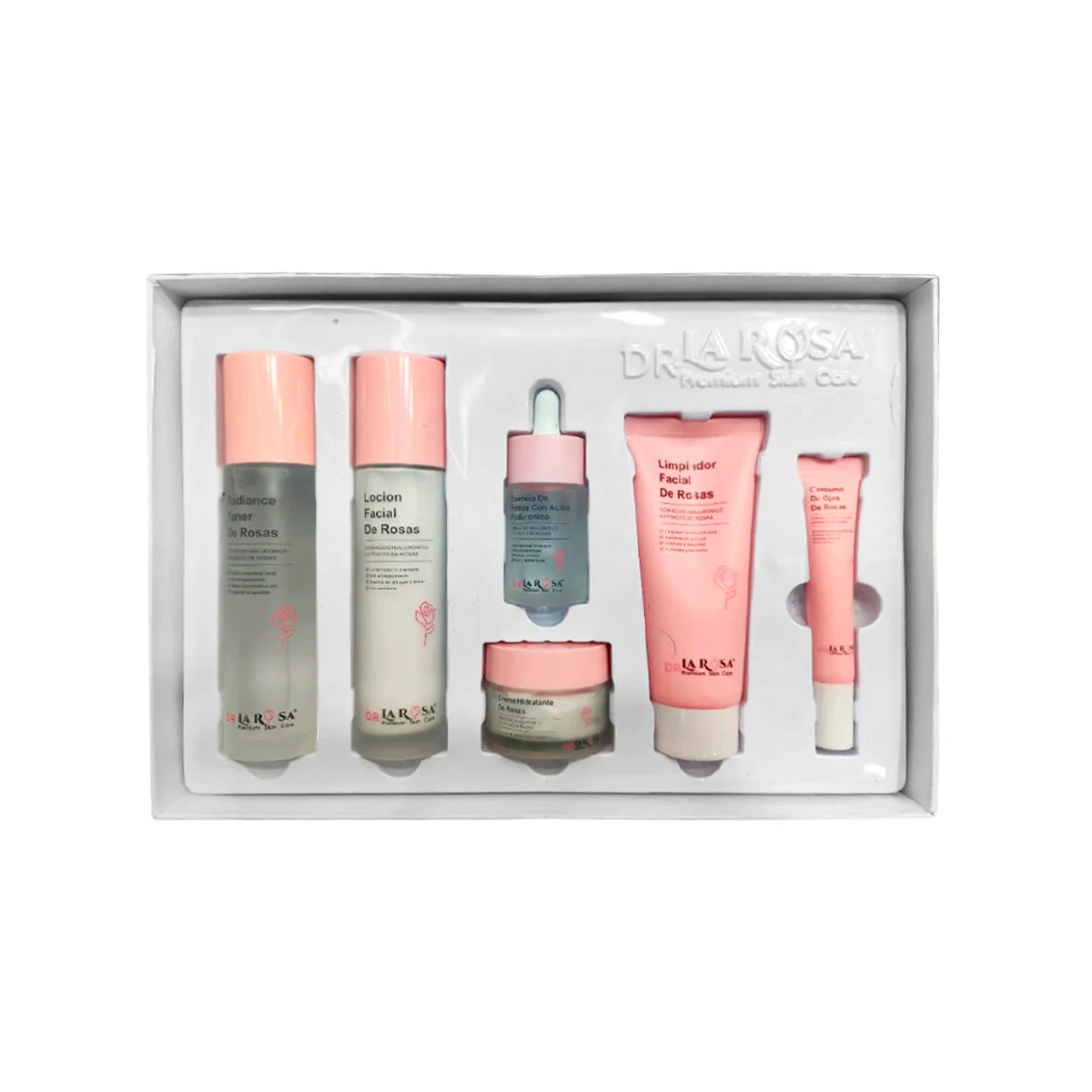 Set Skin Care Premiun de Rosas 6 piezas Dr la Rosa - Image 2