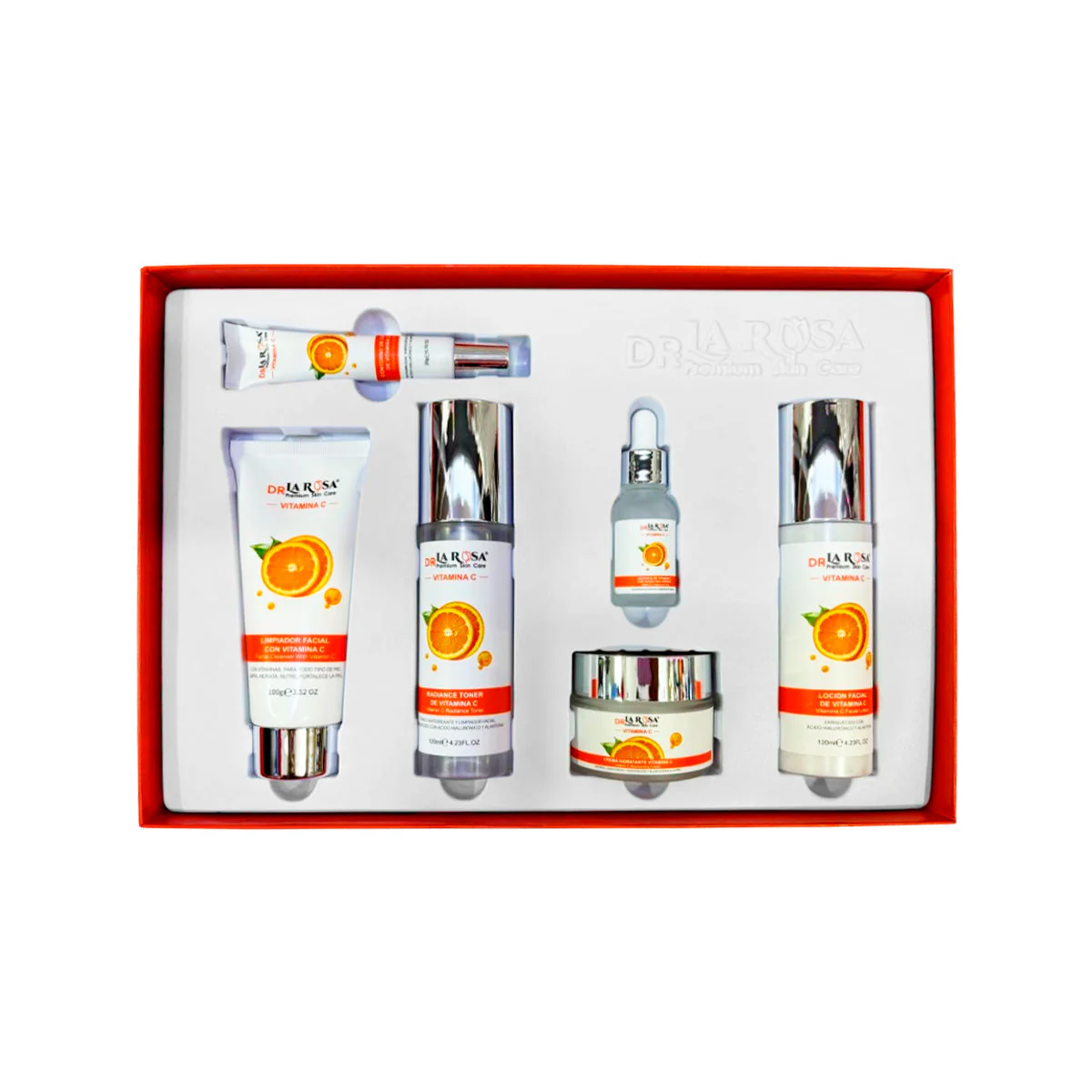 Set Skin Care Premiun de VitaminaC 6 piezas Dr la Rosa - Image 2