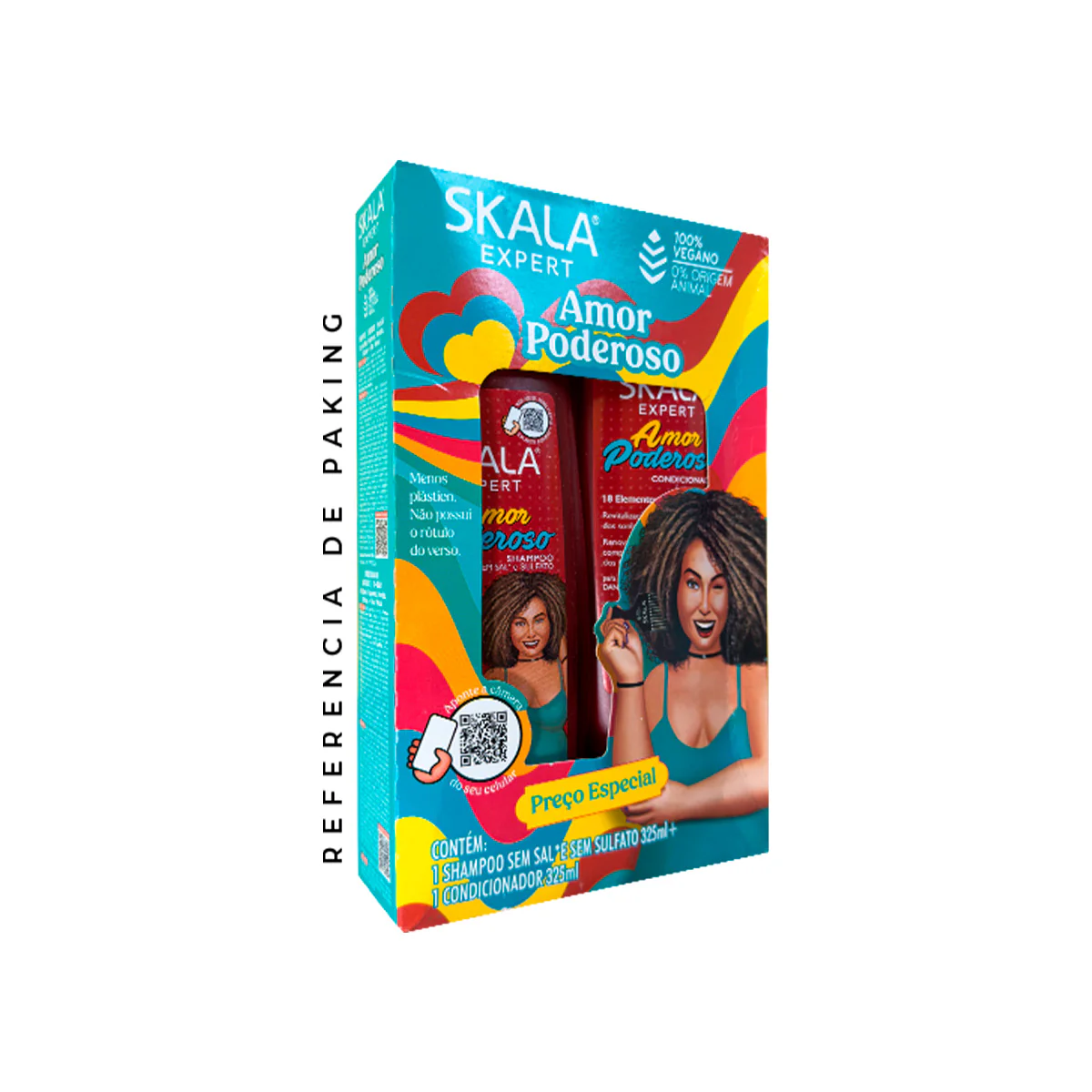 Shampoo 325ml + Acondicionador 325 ml Amor Poderoso Skala - Image 4