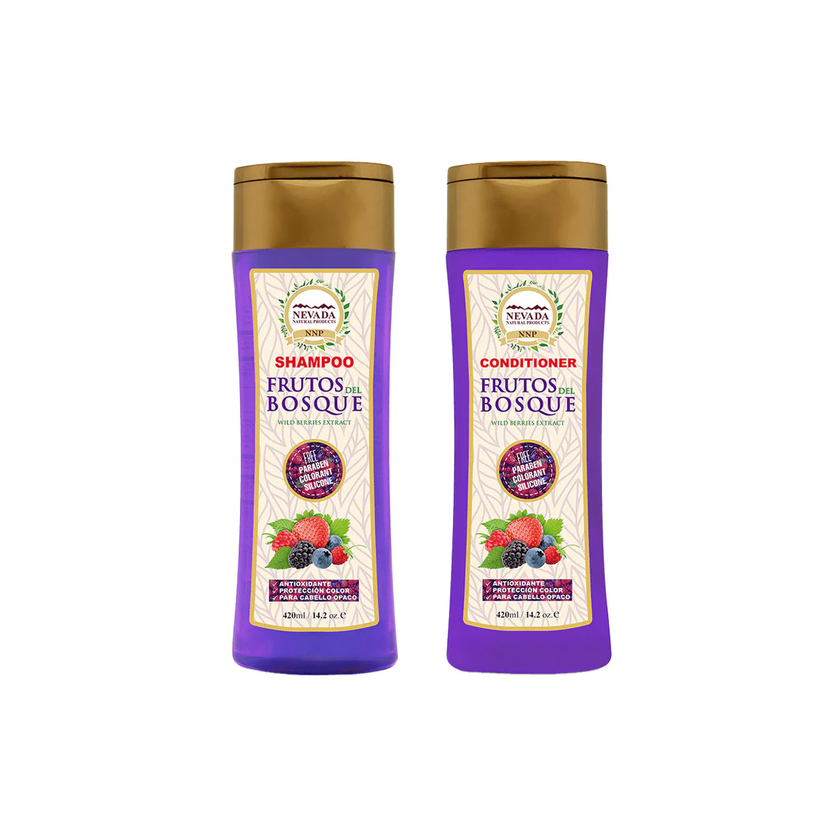 Shampoo+Acondicionador Frutos Del Bosque 420ml - Nevada