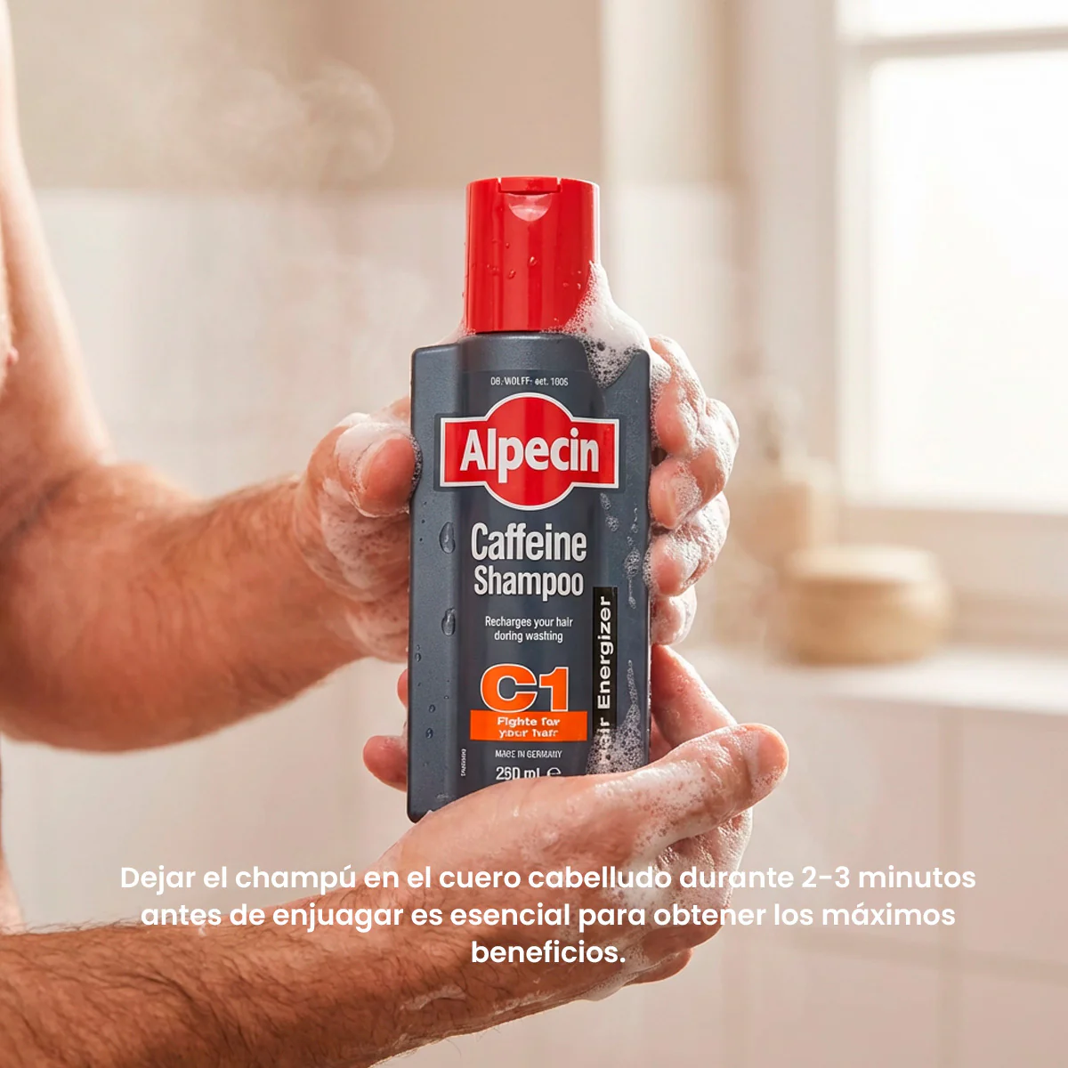 Shampoo Anticaida Con Cafeina 250ml - Alpecin Alemania - Image 3