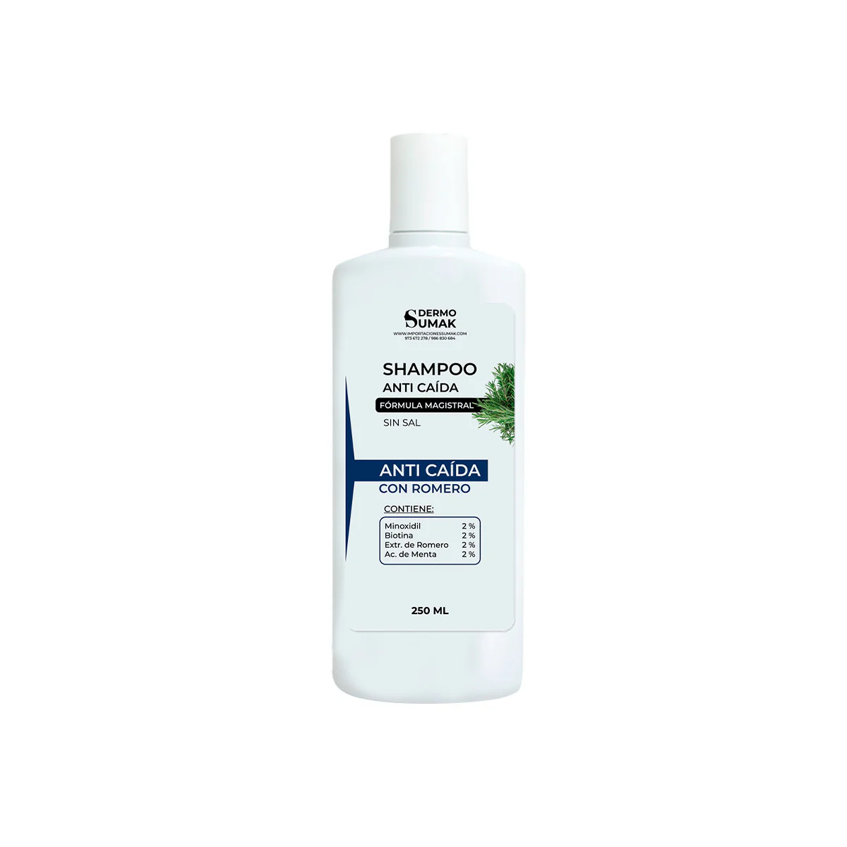 Shampoo anti caída & Fortalecimiento capilar 250ml - Dermo Sumak - Image 2