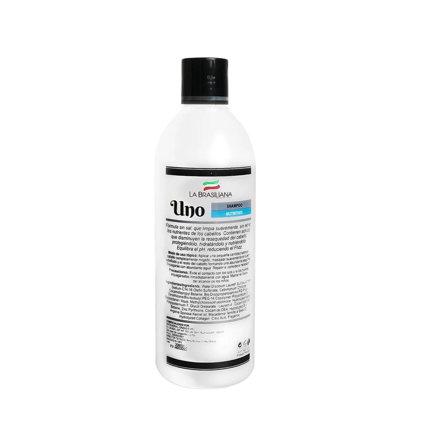 Shampoo Uno 500gr + Máscara Reconstructora 250gr - La Brasiliana - Image 3
