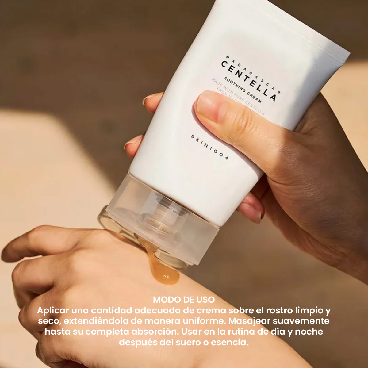 SKIN1004 – CREMA FACIAL CALMANTE – MADAGASCAR CENTELLA SOOTHING CREAM 75ML - Image 3
