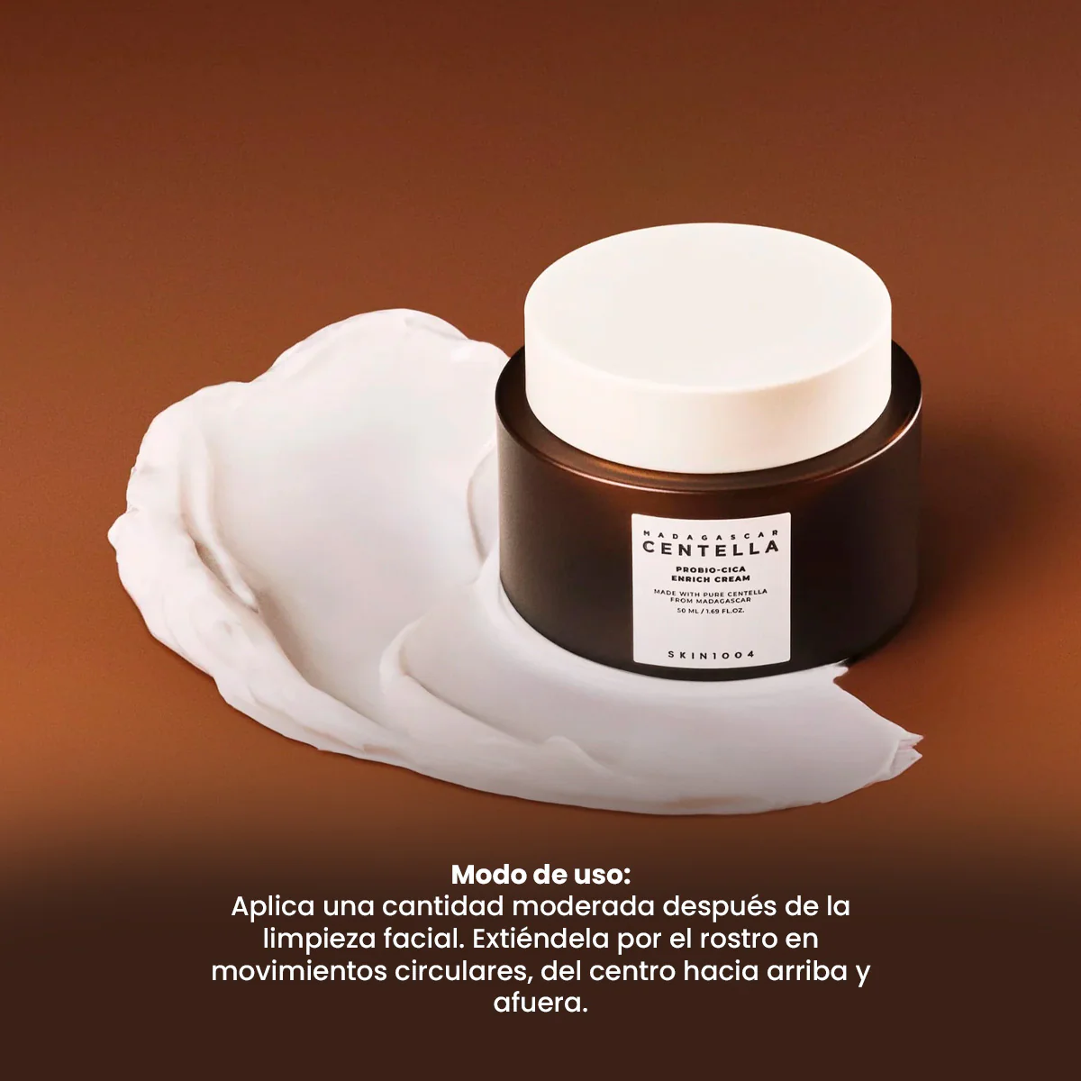 SKIN1004 – CREMA FACIAL NUTRITIVA Y REPARADORA – MADAGASCAR CENTELLA PROBIO-CICA ENRICH CREAM – 50ML - Image 3