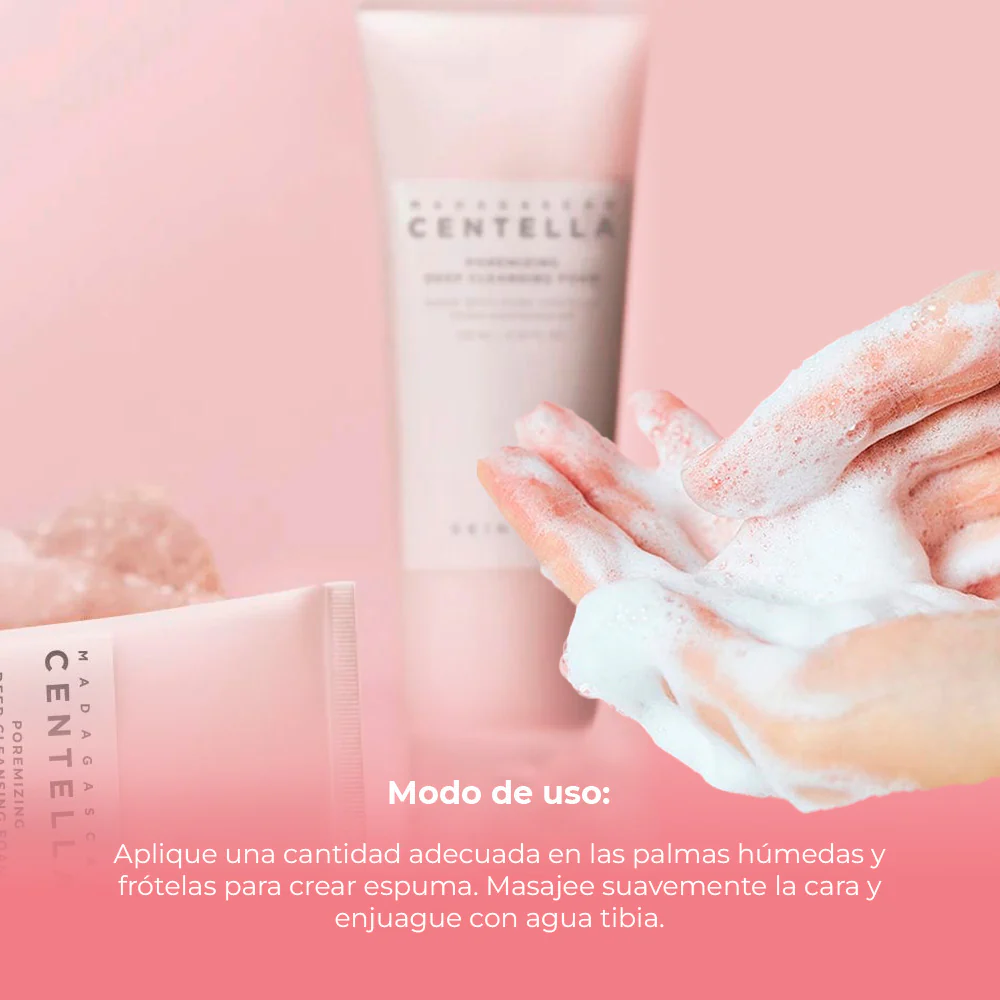 Limpiador Profundo  – Centella Poremizing Deep Cleansing Foam 125ml - SKIN1004 - Image 4