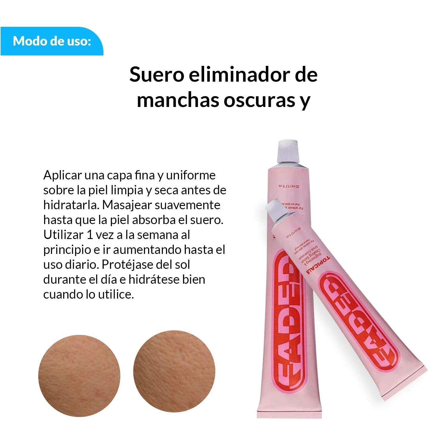 Suero eliminador de manchas oscuras y decoloración - Topicals - Image 3